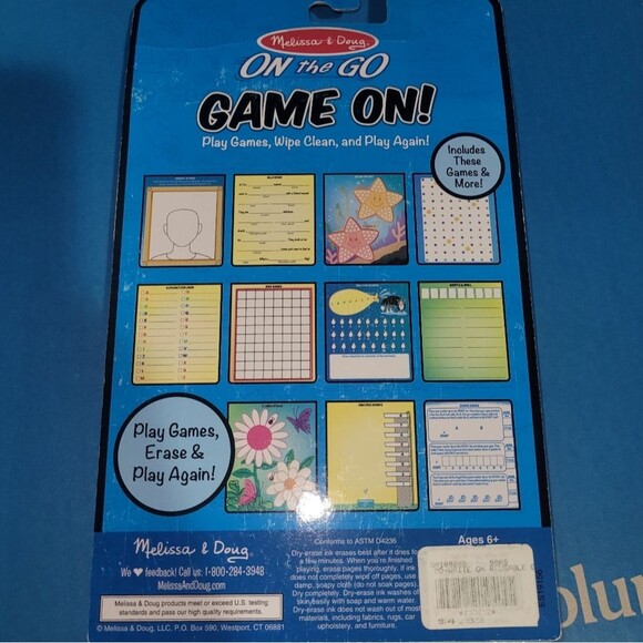 Melissa & Doug On the Go wipe-off activity pad - Picture 2 of 3